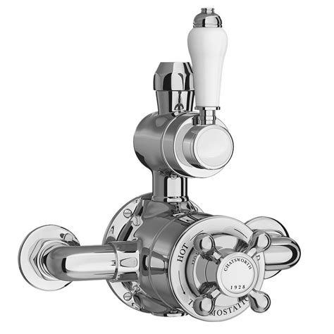 Exposed shower valves are one of the easiest types of a shower to install. Chatsworth 1928 Traditional Twin Exposed Shower Valve ...