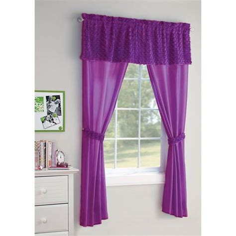 Purple curtains for girls bedroom. Dark purple curtains | Girls bedroom curtains, Purple ...