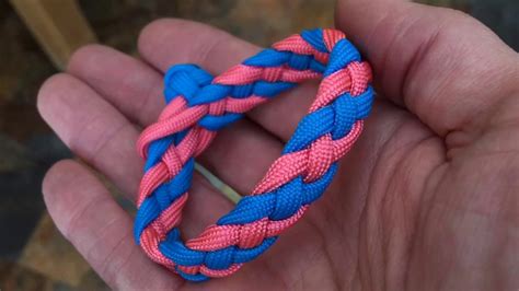 Four strand flat braid might be interesting knots practical. Tejido plano de 4 tiras (4 strand flat braid) - YouTube