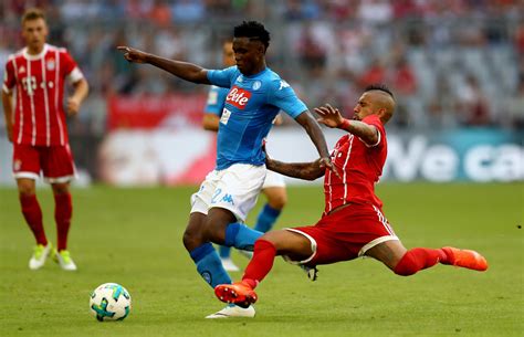 Società sportiva calcio napoli, commonly referred to as napoli, is an italian professional football club based in naples, campania that play. Arturo Vidal Photos Photos - SSC Napoli v FC Bayern ...