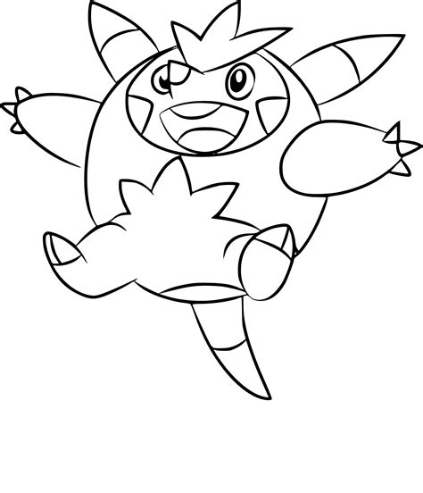 Coloriage 6 de tic et tac à imprimer et colorier. Coloriage Boguérisse Pokemon à imprimer