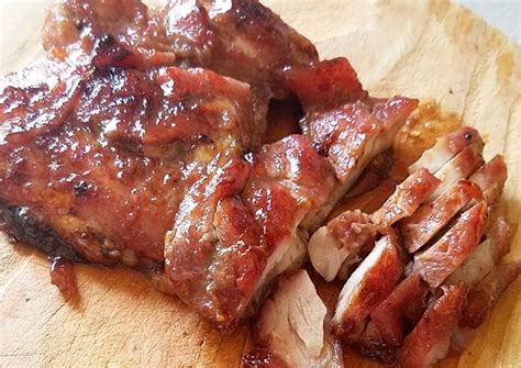 Bbq sering menjadi salah satu pilihan yang asyik untuk pesta atau party bersama keluarga maupun teman. Resep Ayam BBQ Charsiu nggak pakai angkak (bisa ganti pork ...