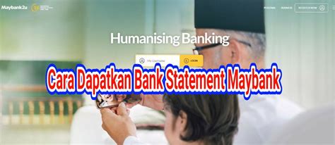 If i use maybank atm card, can i print mini statement ? Cara Dapatkan Bank Statement Maybank Melalui Maybank2u