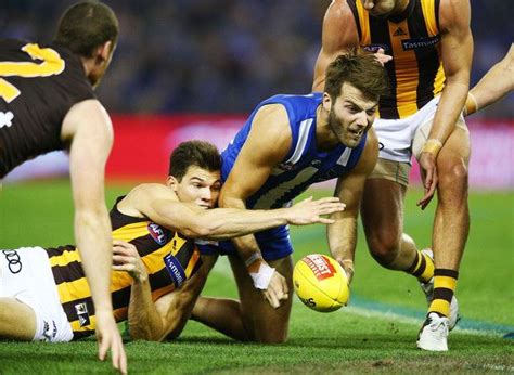 Do not miss hawthorn hawks vs melbourne demons game. Jaeger O'Meara Photos Photos: AFL Rd 5 - North Melbourne ...