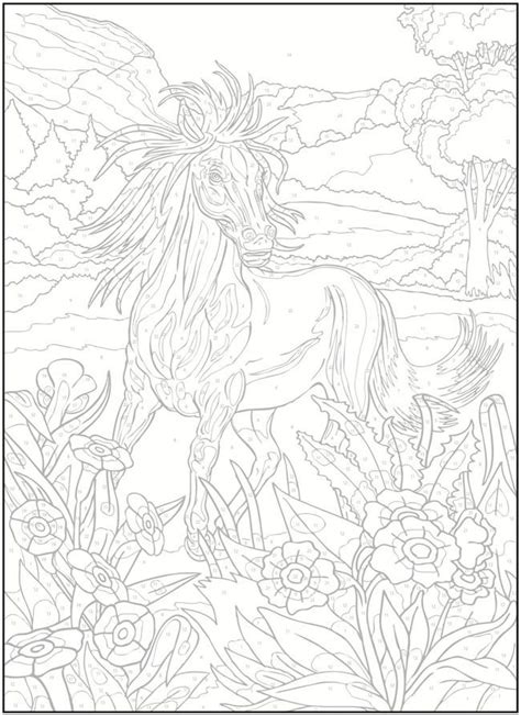 These days, i advise horse color by number coloring pages for you, this post is related with free ocean coloring pages. Color By Number For Adults: Horses - Hledat Googlem ...