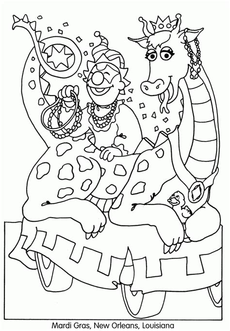 There are drawings of beautiful masks depicting various emotions, of people in a celebratory mood and other festive topics from which your kid can have his pick. Free Mardi Gras Coloring Pages - Coloring Home