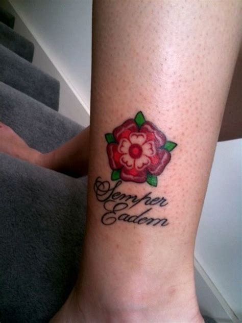 Tudor rose tattoo tattoos done at sbldnttt rose tattoos. Tudor Rose fully healed | Tattoos, Tudor rose, Healed tattoo