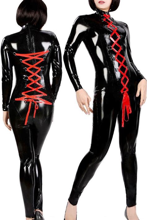 Choose from many styles of spandex suits, full body suits, cat suits, leather jumpsuits and more! Pin on Vinyl & Leather Lingerie