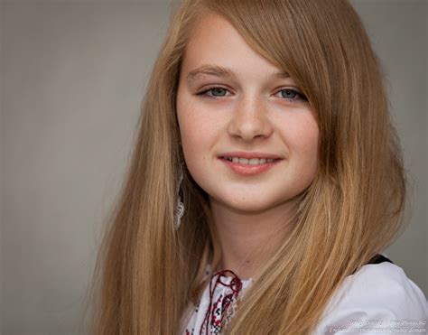 Are you 21 or older? Photo of a blond 13-year-old girl photographed in June 2015, picture 13