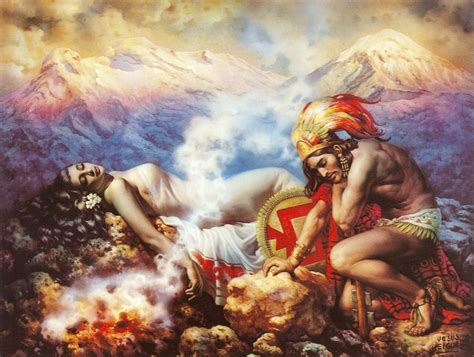 He lived his childhood in mexico city and later moved to córdoba in the state of veracruz. The Legend of the Volcanoes, 1940 - Jesus Helguera ...