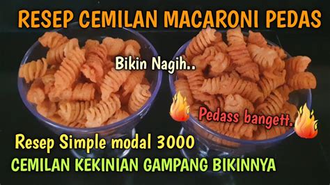 Cr cook 3 years ago. CARA MEMBUAT MAKARONI PEDAS I CEMILAN KEKINIAN - YouTube