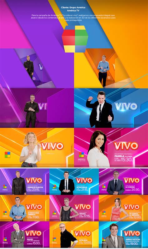 Tv pública en vivo, (llamado la televisión pública argentina o el canal 7), es un canal de televisión de argentina, una de las cinco emisoras de aire de la ciudad de buenos aires, donde tiene su sede. AMÉRICA TV | La Vida En Vivo on Behance