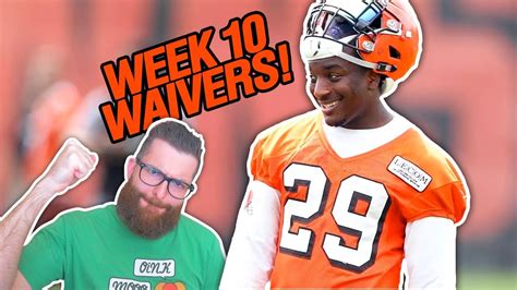 Sign up for draftkings and experience the game inside the game. Waiver Wire Pickups Week 10 Fantasy Football 2018 - YouTube