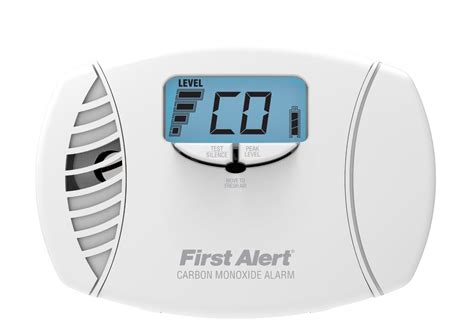 Where a smoke alarm is best installed is not the necessarily the best place to install a carbon monoxide detector. First Alert CO615 Dual Power Carbon Monoxide Plug-In Alarm ...