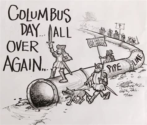 Sergio hernandez is cnn's data editor, based in new york city. Deja Vu: Columbus Day in North Dakota (toon) | POCHO