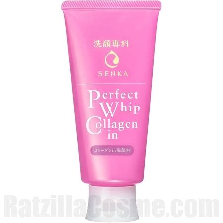 New addition to shiseido's perfect whip line, now with collagen and double hyaluronic acid. Shiseido SENGAN SENKA Perfect Whip Collagen in | RatzillaCosme