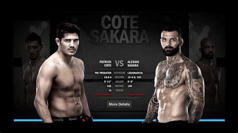 Plus, you feel great knowing you got tons of nutrients from this. UFC 154: Patrick Cote vs Alessio Sakara - YouTube