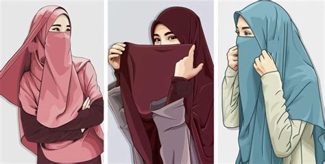 Gambar kartun hijab hitam putih kata kata. Kartun Wanita Muslimah Hitam Putih - 444X444 - Download Hd ...