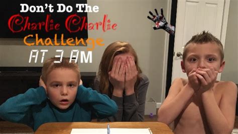 Doing the charlie charlie challenge. Do Not Play Charlie Charlie Challenge at 3AM - YouTube