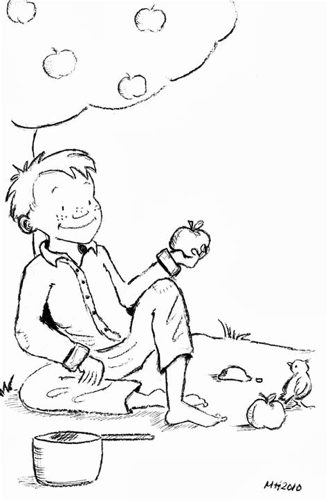 In the end, printable coloring pages are available from free coloring pages website getcolorings.com. Johnny Appleseed Coloring Pages - Best Coloring Pages For Kids