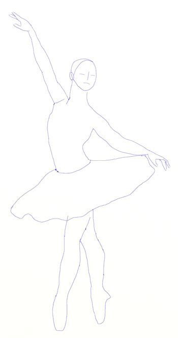 This tutorial was created for kids, but you can enjoy it at every age! How to Draw a Ballerina - Draw Step by Step