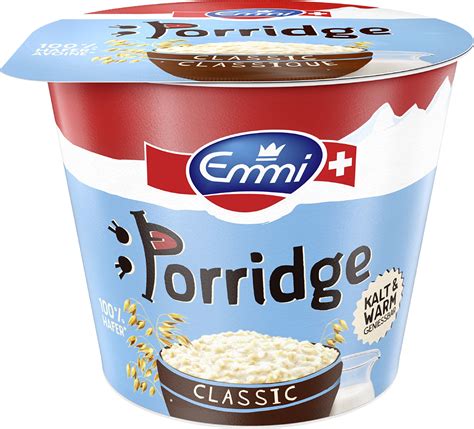 Emmi lanciert Porridge - foodaktuell