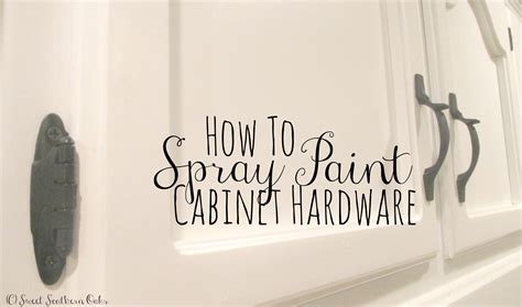 I really love the pineapple, i've never seen this design before. How to Spray Paint Cabinet Hardware - Sweet Southern Oaks