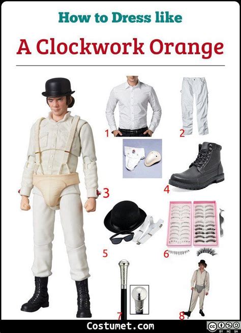 Step into the surreal and psychedelic world of one of stanley kubrick's most famous films with a diy droog costume from a clockwork orange! Alex Delarge/Droog (A Clockwork Orange) Costume for Cosplay & Halloween | Clockwork orange ...