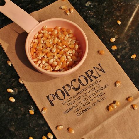 If you pop 1/4 of popcorn, the resulting batch of popcorn made will still have 213 calories for the whole bowl. A "REAL" Housewife and Mommy: DIY Microwave Popcorn