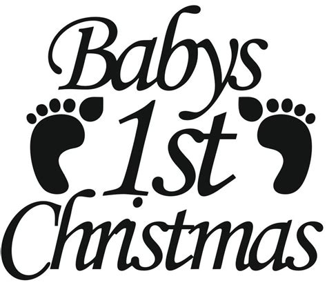 5 out of 5 stars. Babys 1St First Christmas Bauble Glass Sticker | Christmas ...