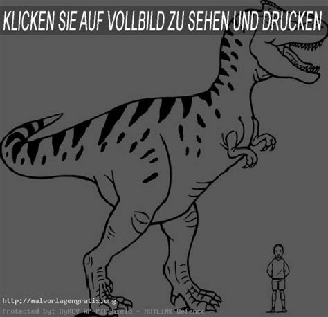 Zeichnung zum ausdrucken und färben. Malvorlagen Dinosaurier-14 | Malvorlagen Gratis