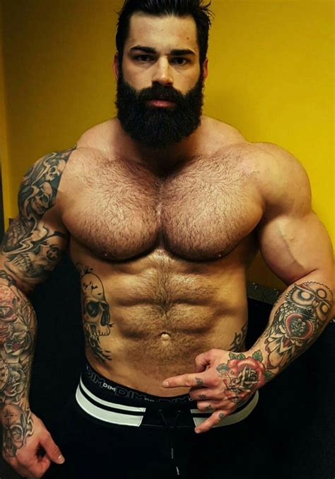 Hairy tatted showing 32 of 372. TALL, DARK & TATTED MUSCLE BEAR. Hyper-Masculine Muscle ...