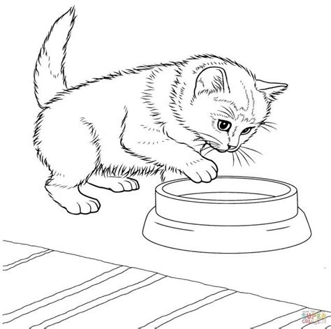 Kitten coloring page for children 4 years. Pretty Image of Kittens Coloring Pages | Kittens coloring ...