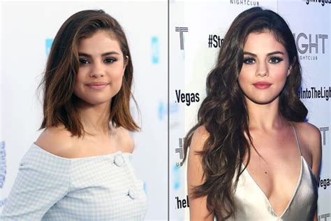Maybe you would like to learn more about one of these? Selena Gomez Before & After Hair Extensions | Before after ...