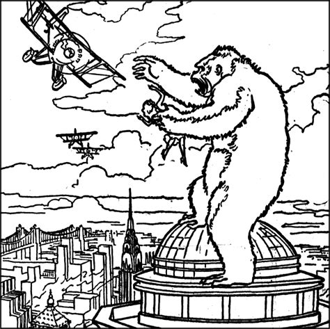 37+ empire state building coloring pages for printing and coloring. King Kong Coloring Pages - Best Coloring Pages For Kids