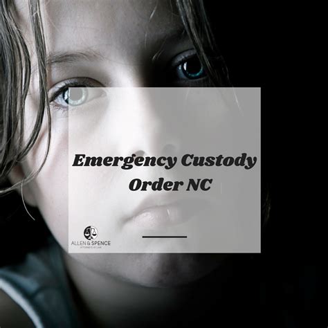 While determining how to file emergency custody in texas, your first step should be to file a custody petition. How to File For Emergency Custody in NC- Allen and Spence ...