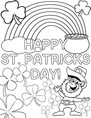 A little saint patrick coloring page #13082001 printable st patrick's day coloring pages #13082006 Free St Patrick's Day Coloring Pages For Kids - For kids & adults you can print st patricks day ...