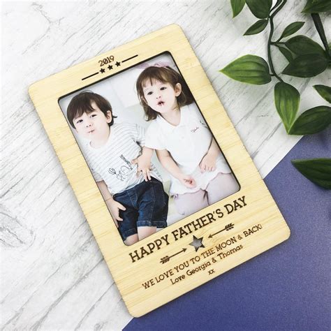 Father's day is celebrated to honor father and is celebrated in most countries in the month of june on third sunday. Father's Day Personalised Magnetic Frame | Fathers day ...