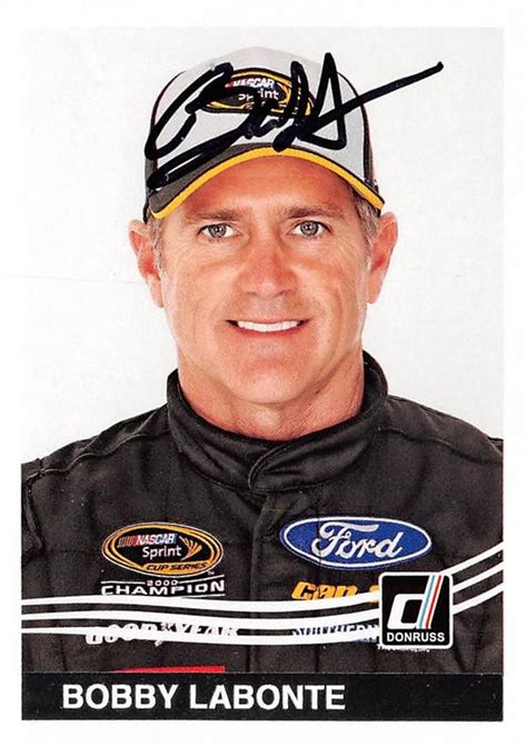 Bobby labonte 1998 press pass signings card autograph nascar hof. Bobby Labonte autographed Trading Card (Auto Racing ...