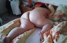bbw bed naked wife sleeps fat plussize