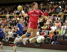 Handball (also known as team handball, european handball or olympic handball) is a team sport in which two teams of seven players each (six outcourt players and a goalkeeper). handball - Wiktionary