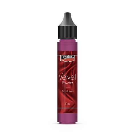 Velvet powder red 30ml - Decofrog - Art Materials