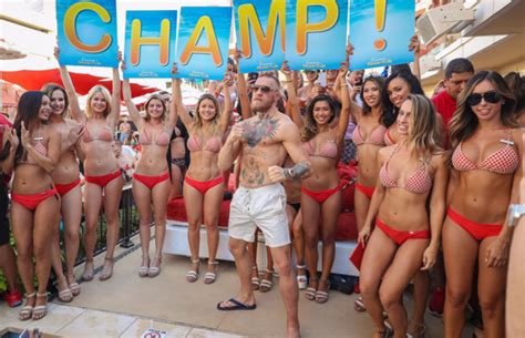 Wished she had not worn. Exclusive Video: Conor McGregor hosts pool party following ...