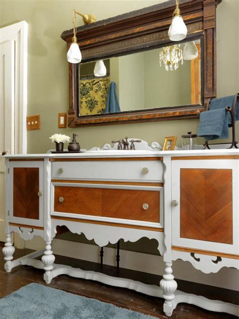A new bath vanity can instantly upgrade your bathroom's style and storage space. Turning Furniture Into A Bathroom Vanity - Furniture Designs