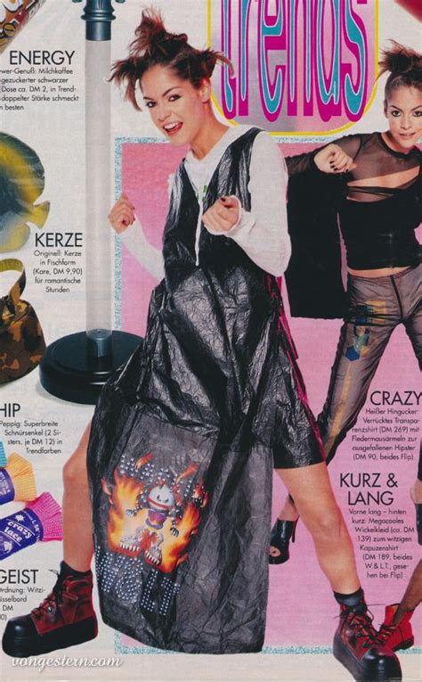 For the classic noughties fashion look chose a. vongestern Blog: Megacooles Wickelkleid (1998) | Rave ...