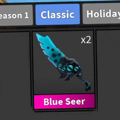 You can get a free purple knife by entering the code. mm2 Blue Seer Godly(Read Desc) | eBay