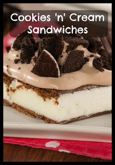 ✓free now accepting wine & beer orders (select stores, mumbai only). Cookies 'n' Cream Sandwiches | Recipe | Diabetic friendly desserts, Frozen dessert recipe ...