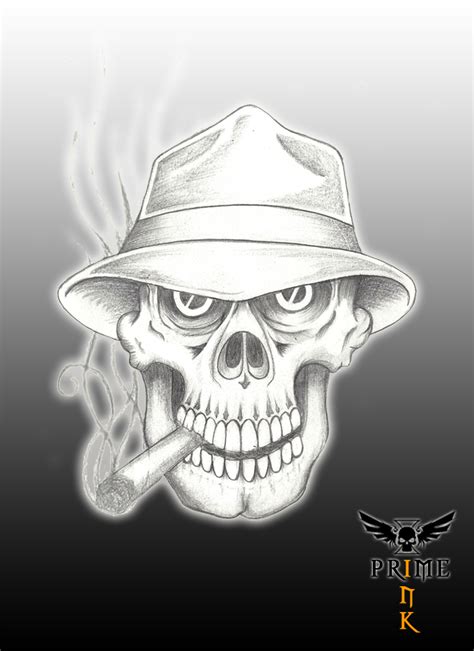 See more ideas about gangster, gangsta, skull art. Gangsta Skull by Primeink on DeviantArt