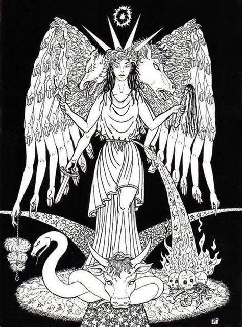 The challenge is to create the channels to unleash your inner energy healer and allow its forces to flow outwards. Hekate by Jane Estelle Trombley | Hecate goddess, Hekate ...