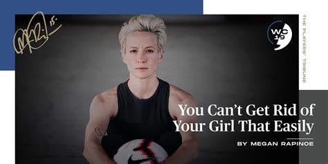 Megan rapinoe plays soccer and has excellent hair. I was born like this, I think.Growing up, my grandpa had ...